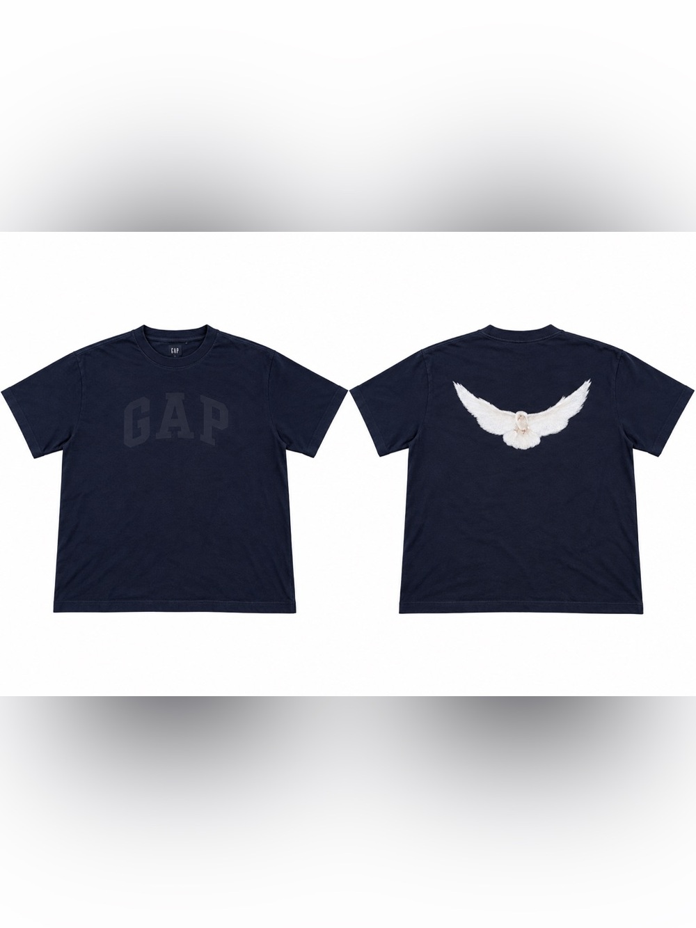 GAP Navy Short sleeve tee engineered by balenciaga x Yzy